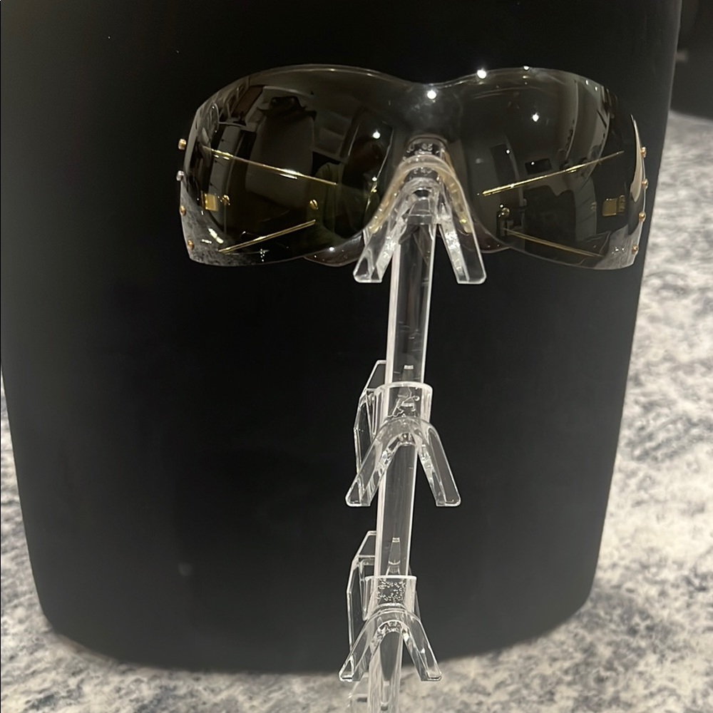 Marc Jacobs Black and Gold Sunglasses